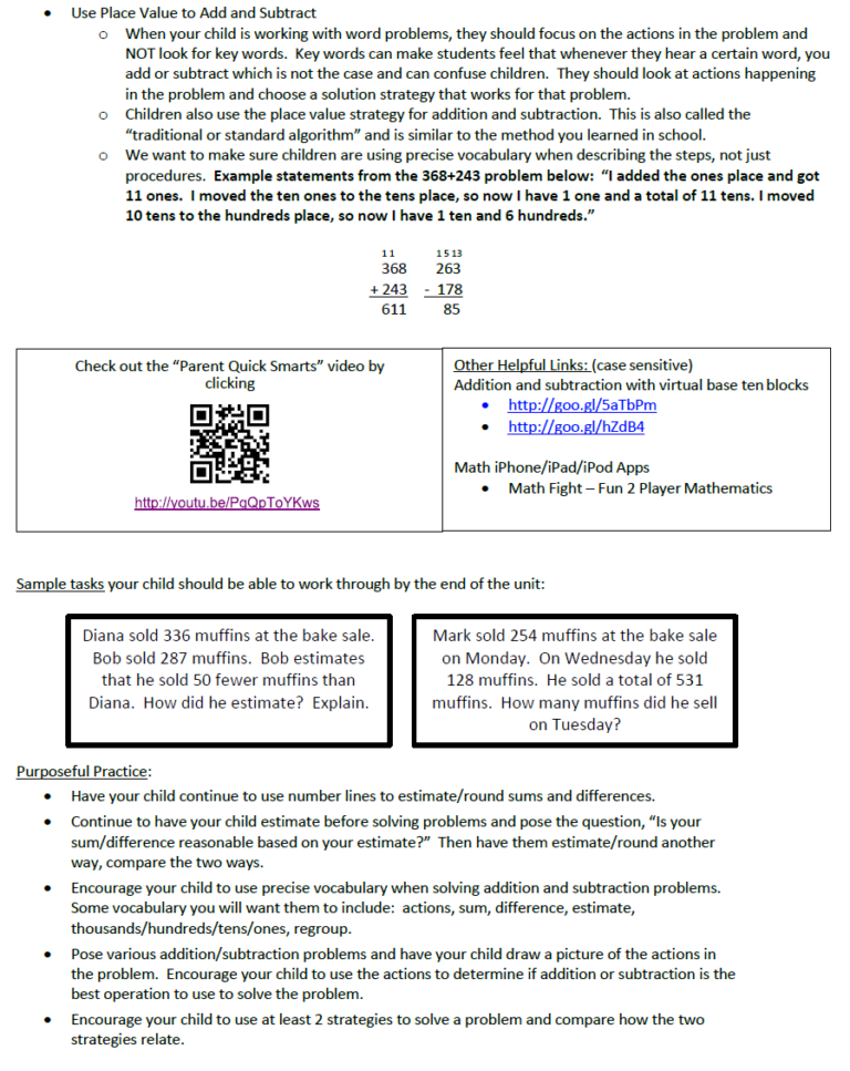 3rd Grade Math Homework 101 – SMathSmarts